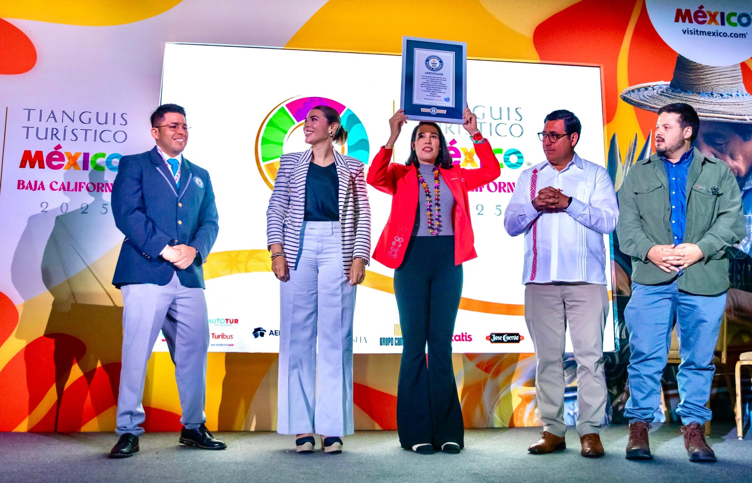 Tianguis Turístico 2025 para todas y todos, rompe Récord Guinness