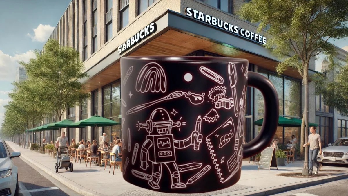 Starbucks lanzará taza negra robótica este 12 de mayo