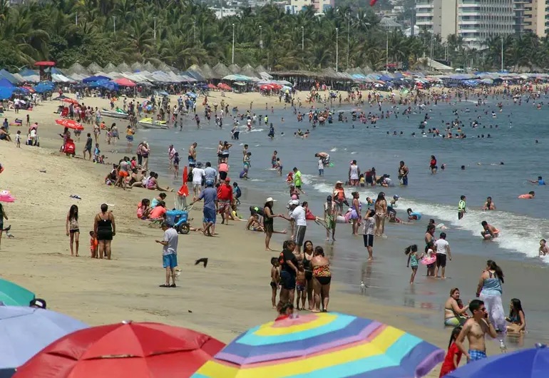 Clima no afectó el turismo en Guerrero 