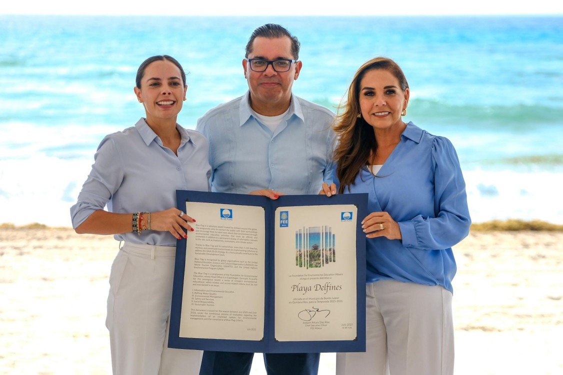 Quintana Roo con 49 Blue Flags en Cancún 2025-2026