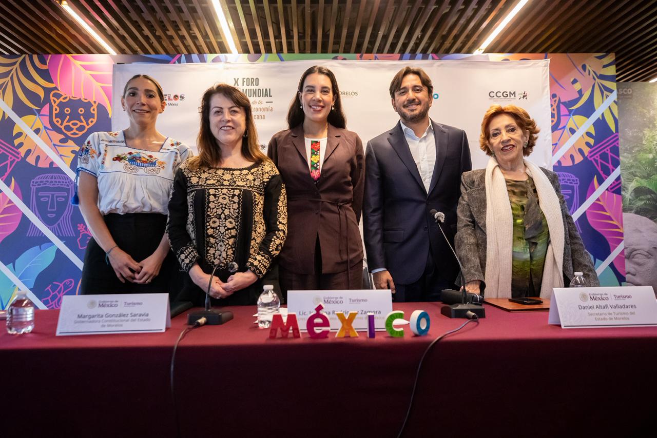 Morelos será sede del X Foro Mundial de la Gastronomía Mexicana