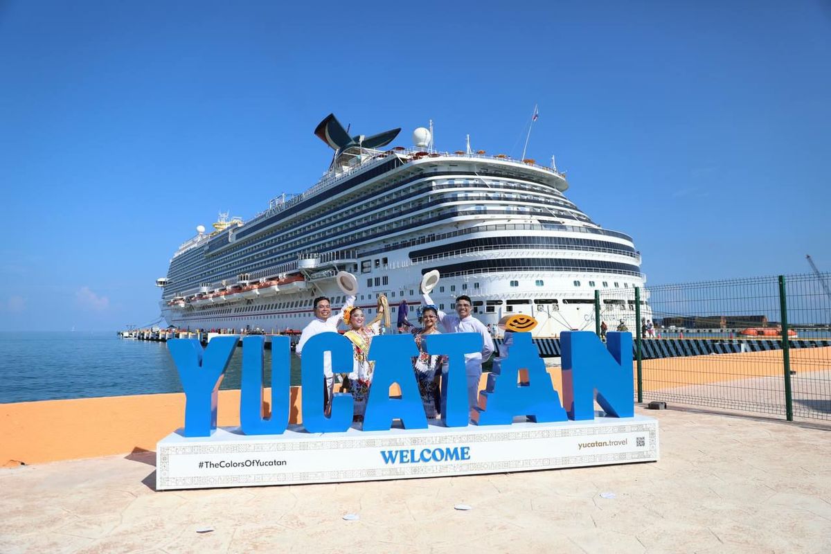 Yucatán fortalece su presencia en la industria global de cruceros