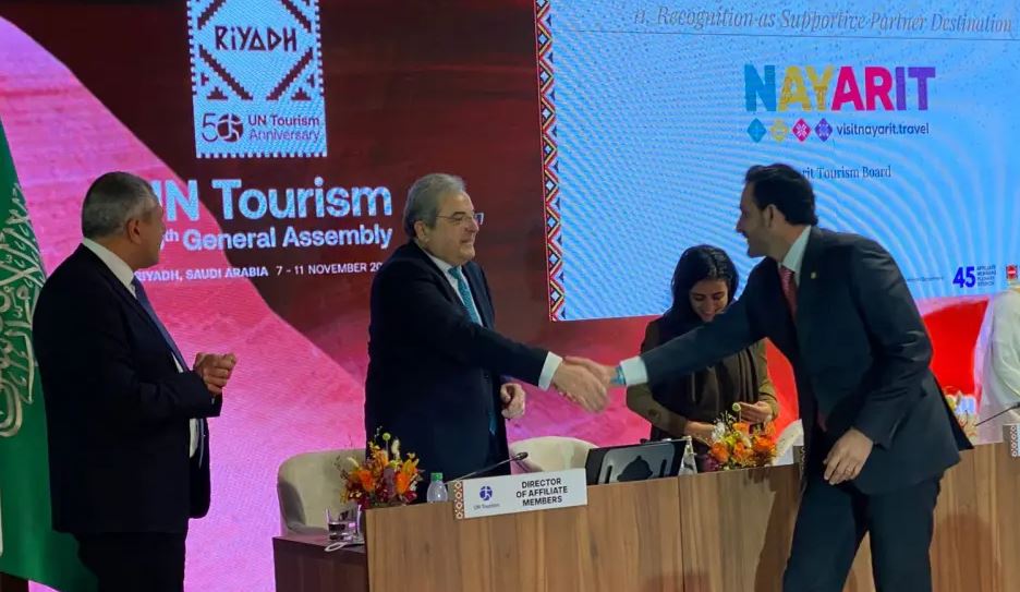 Nayarit se posiciona como líder global del turismo al integrarse a la Junta Directiva de ONU Turismo