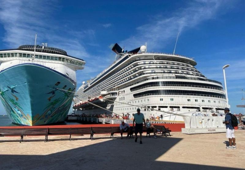 Yucatán cerrará 2025 con cifra récord de pasajeros de cruceros