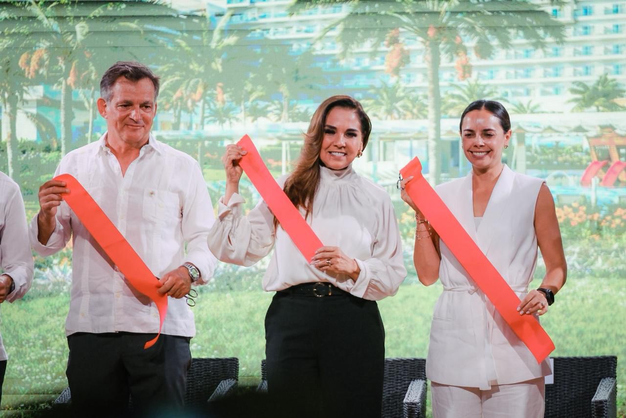 Acompaña Mara Lezama Espinosa, la apertura del Hotel Riu Ventura en Cancún