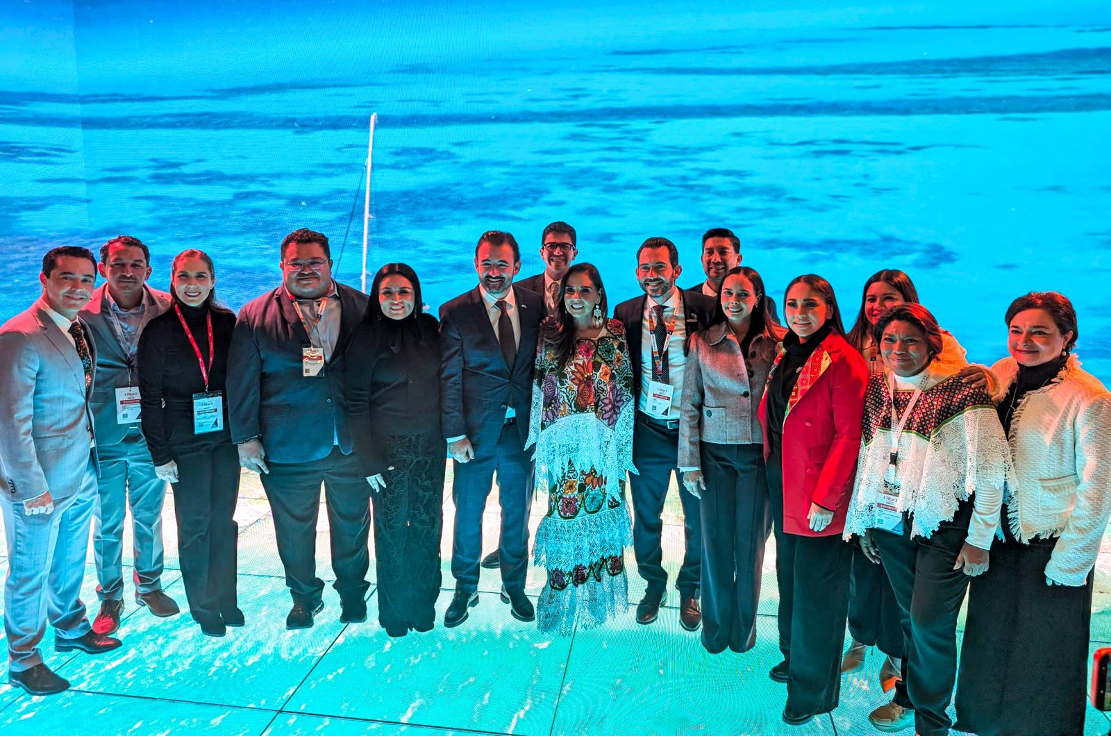 Participa Ana Paty Peralta en corte de listón del Pabellón en Fitur 2026