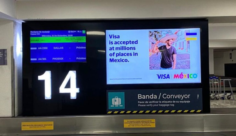 México impulsa su marca en aeropuertos con apoyo de Visa