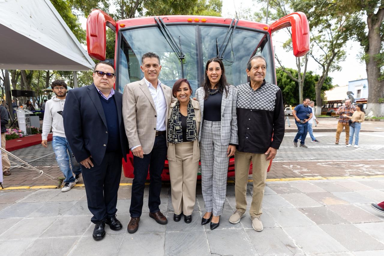 Impulsan conectividad turística en Tlaxcala con nueva unidad de Turibús